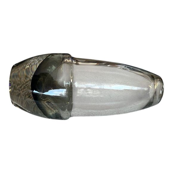 Holmegaard Smoke Art Glass Vase by Per Lutken Danish Classic Piece Unmarked 9” - Picture 3 of 8